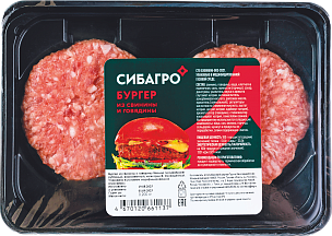 БУРГЕР ИЗ СВИНИНЫ И ГОВЯДИНЫ, 200г